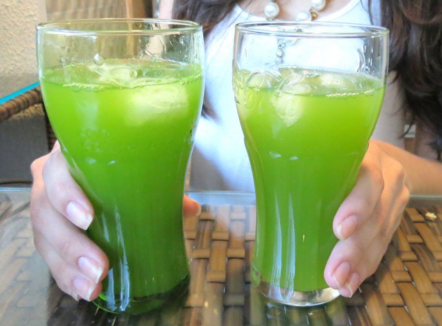 SUCO DE LARANJA COM AGRIÃO