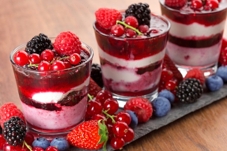 MOUSSE DE FRUTAS VERMELHAS